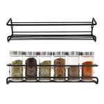 Set Of 2 Wall-mounted Spice Racks