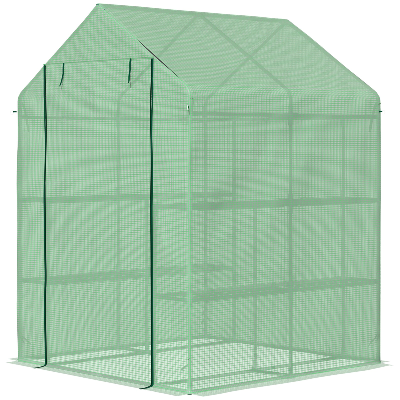 2-tier Walk-in Greenhouse With Cover