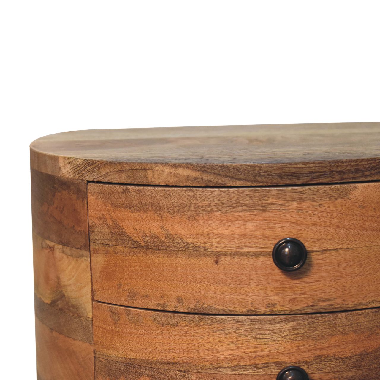 Solid Wood Odyssey Oak-ish Tripod Bedside