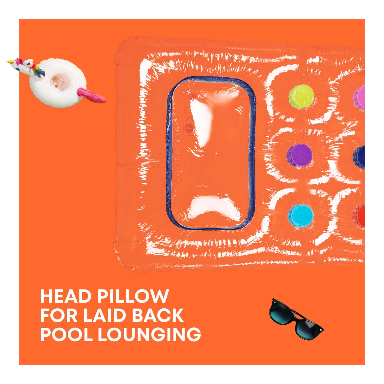 Coloursplash Inflatable Pool Lilo