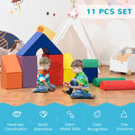 11 Piece Soft Play Equipment For Toddlers, Soft Play Set | Red