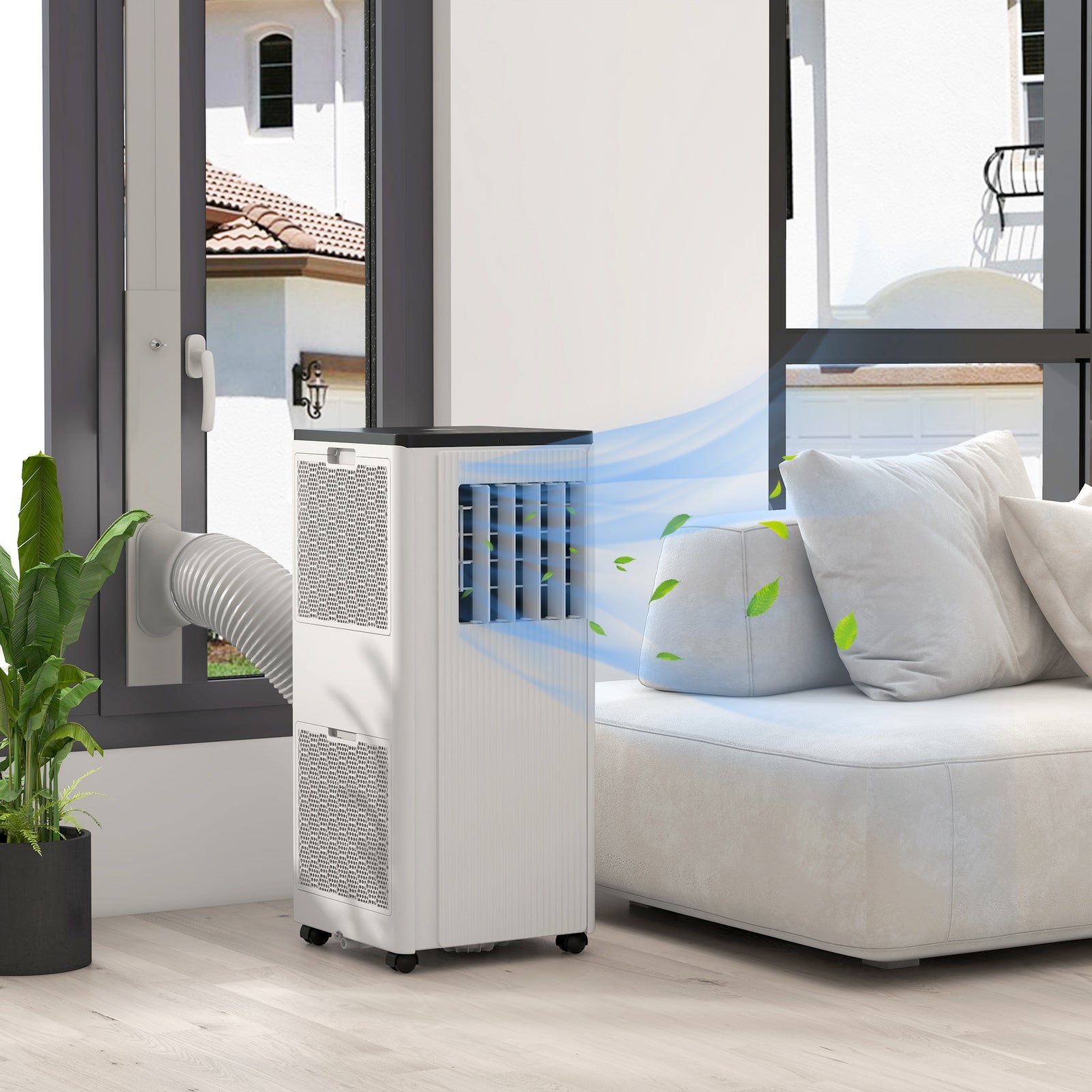 9,000 Btu Portable Air Conditioner App Control, Sleep Mode