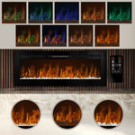 Electric Inset Fireplace | 50” | Black