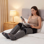 HOMCOM Leg Massagers For Pain And Circulation, Foot Massager With Heat