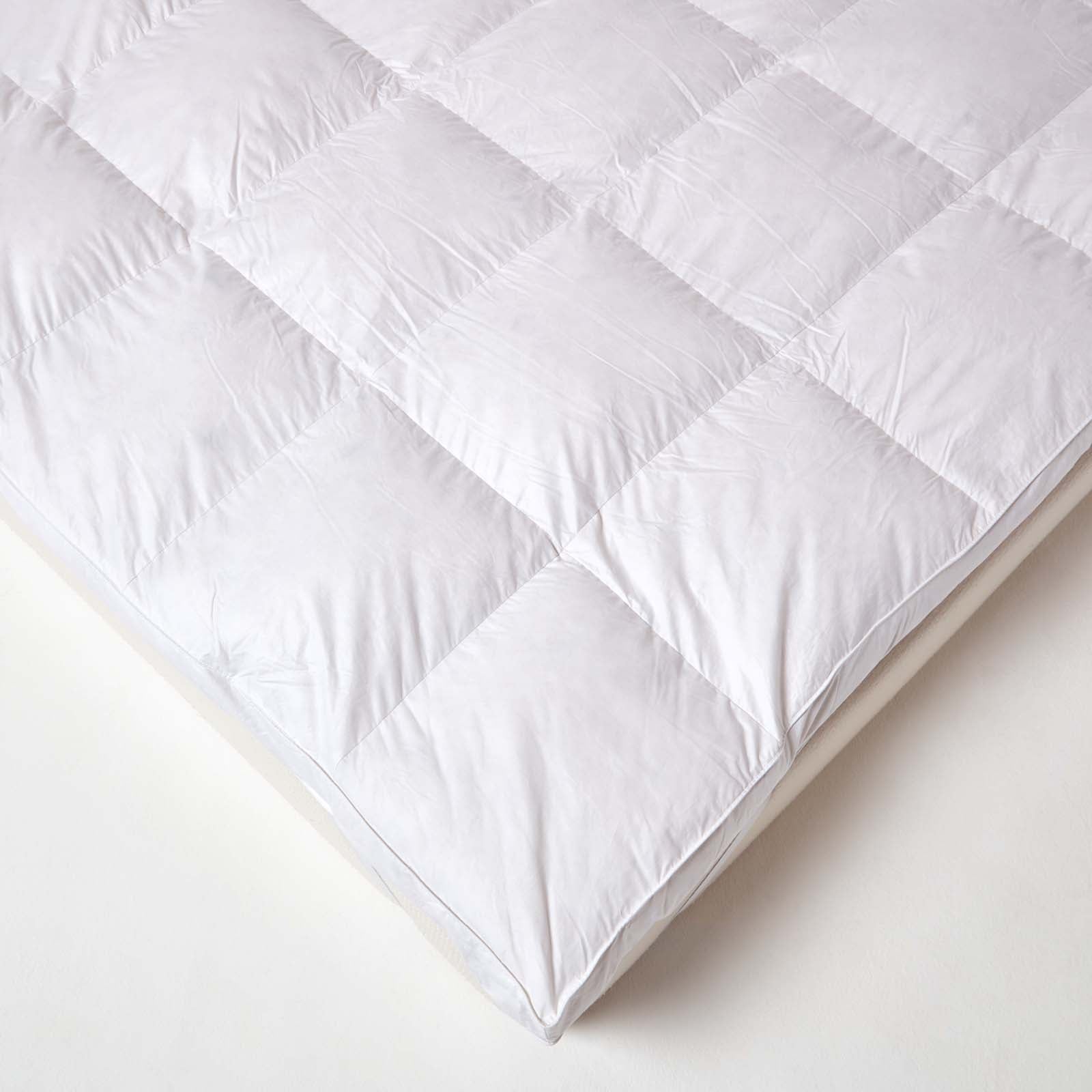 Goose Feather Bed Mattress Topper | Single | White