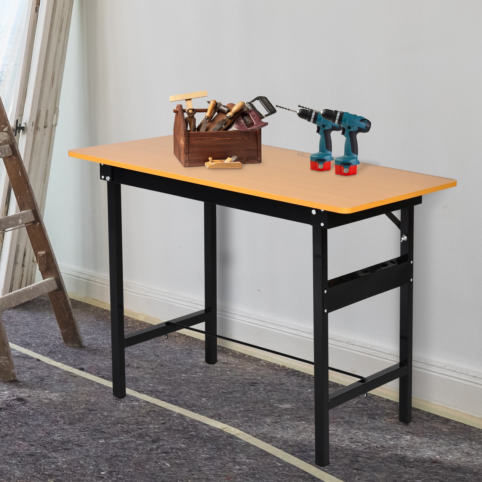 Workbench Garage Diy Tools Station, Heavy Duty