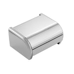 Toilet Roll Holder With Lid 14,5cm, Silver, Architect S+ Collection