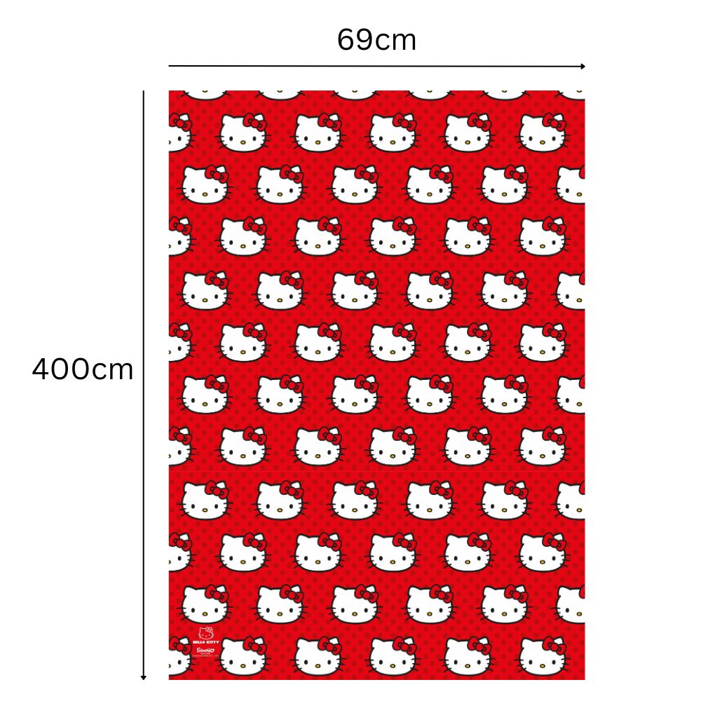 Hello Kitty 4m Roll Wrapping Paper Official Product