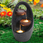 Outdoor Creative Egg Shape Water Feature Fountain Electric