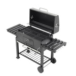 Outdoor Charcoal Grill With Side Table Bbq Patio