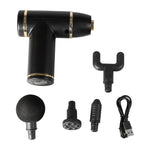 Portable Massage Gun With 8 Adjustable Speeds & 4 Attachments