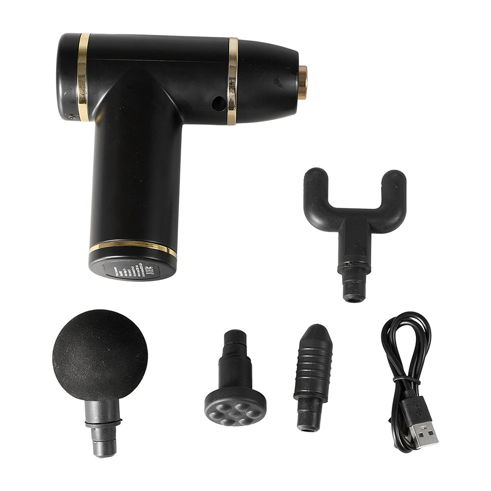 Portable Massage Gun With 8 Adjustable Speeds & 4 Attachments
