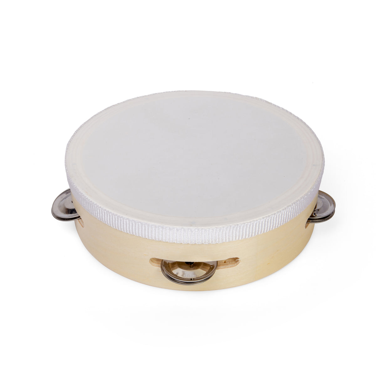 Natural Tambourine | Wooden Toy Tambourine For Kids