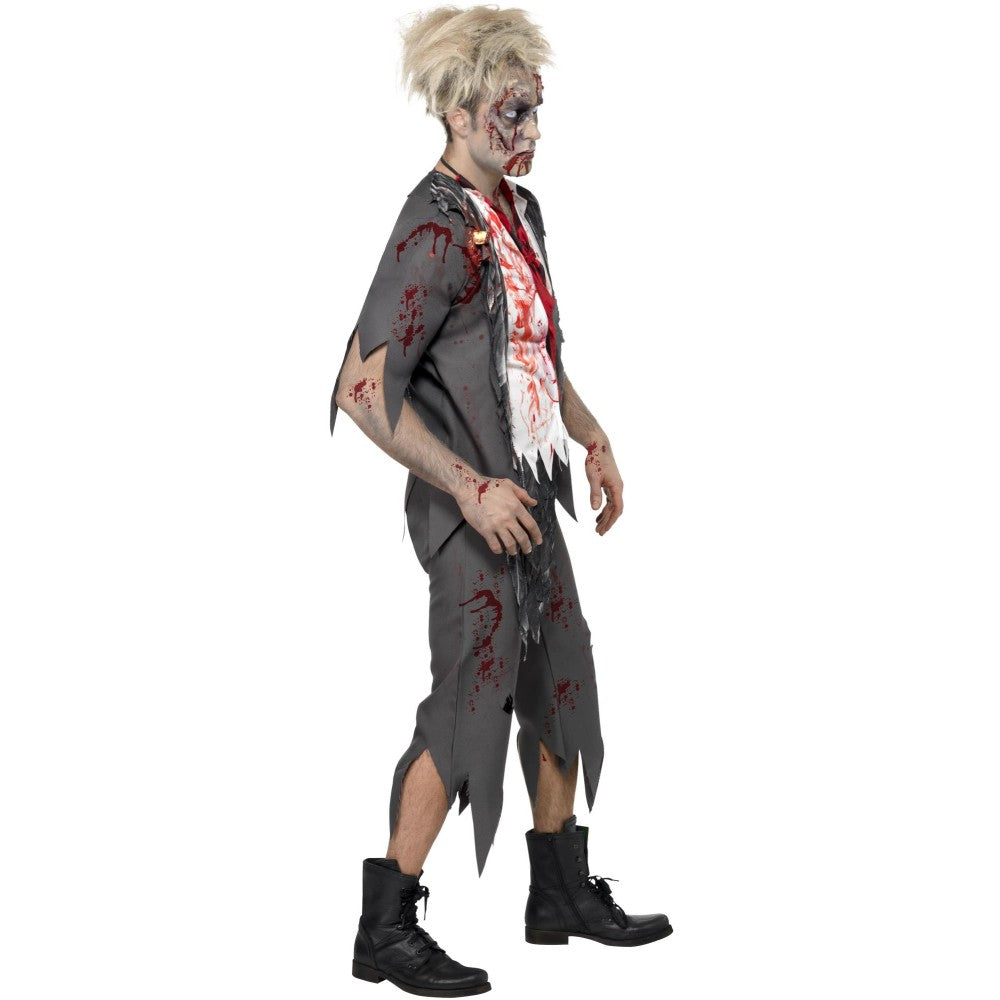 Zombie Schoolboy Adult Men's Costume | Medium