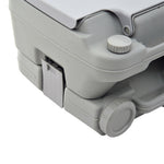 10l Portable Travel Toilet With Detachable Tanks - Grey | Gray