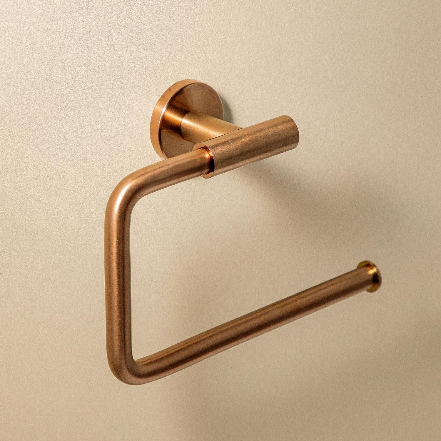 Towel Ring, Brushed Copper Pvd, Wall-mounted, Collection Architect S+