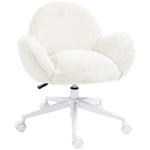 Fluffy Leisure Chair W/ Armrest | Cream