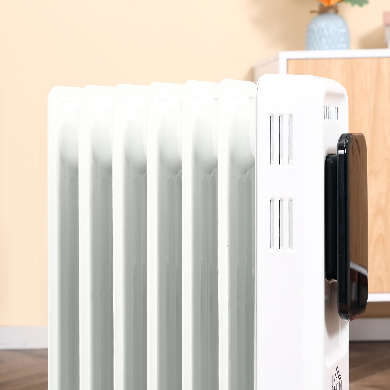 7/9/11fin Oil Filled Radiator Heater With 3 Heat Settings | Small | White