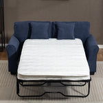 Lewiston Fabric Pull Out Sofabed | Denim