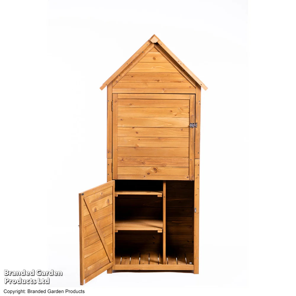 Garden_Gear Storage Cabinet W/galvanized Sheet Roof