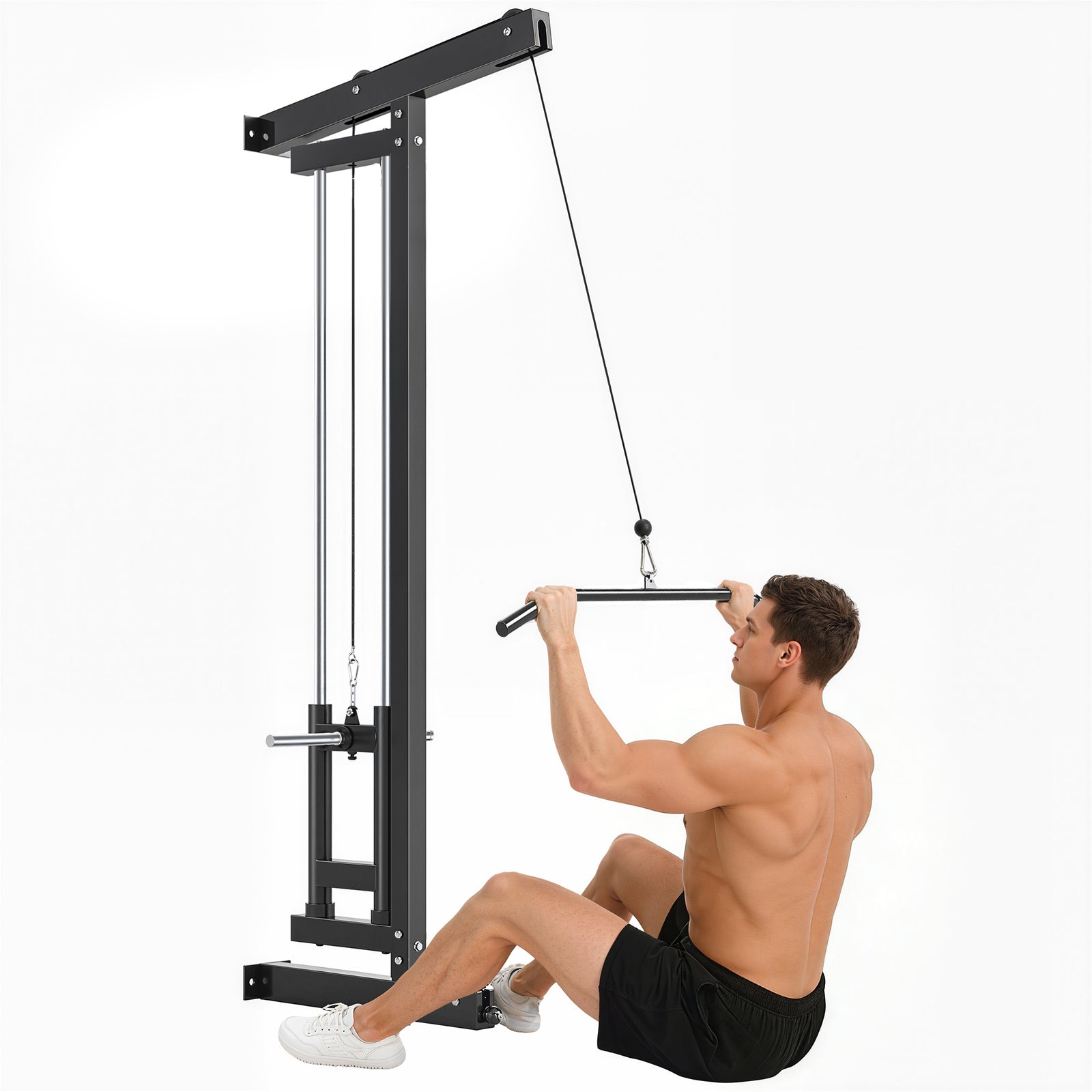 Wall Mounted Crossover Cable Machine Lat Pull Down Machine