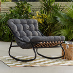 Solace Outdoor Rocking Chair | One Size | Dark Grey