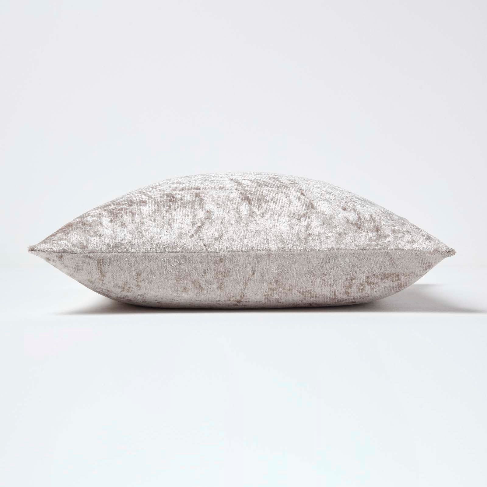 Luxury Crushed Velvet Cushion Cover | 60cm x 60cm | Cream
