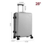 Grey Suitcase With Combination Lock