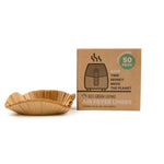 Air Fryer Liners, Suitable For All Air Fryers | Set of 2 | Brown