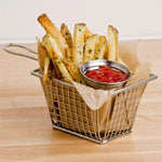 Mini Oblong Fryer Basket With Handle