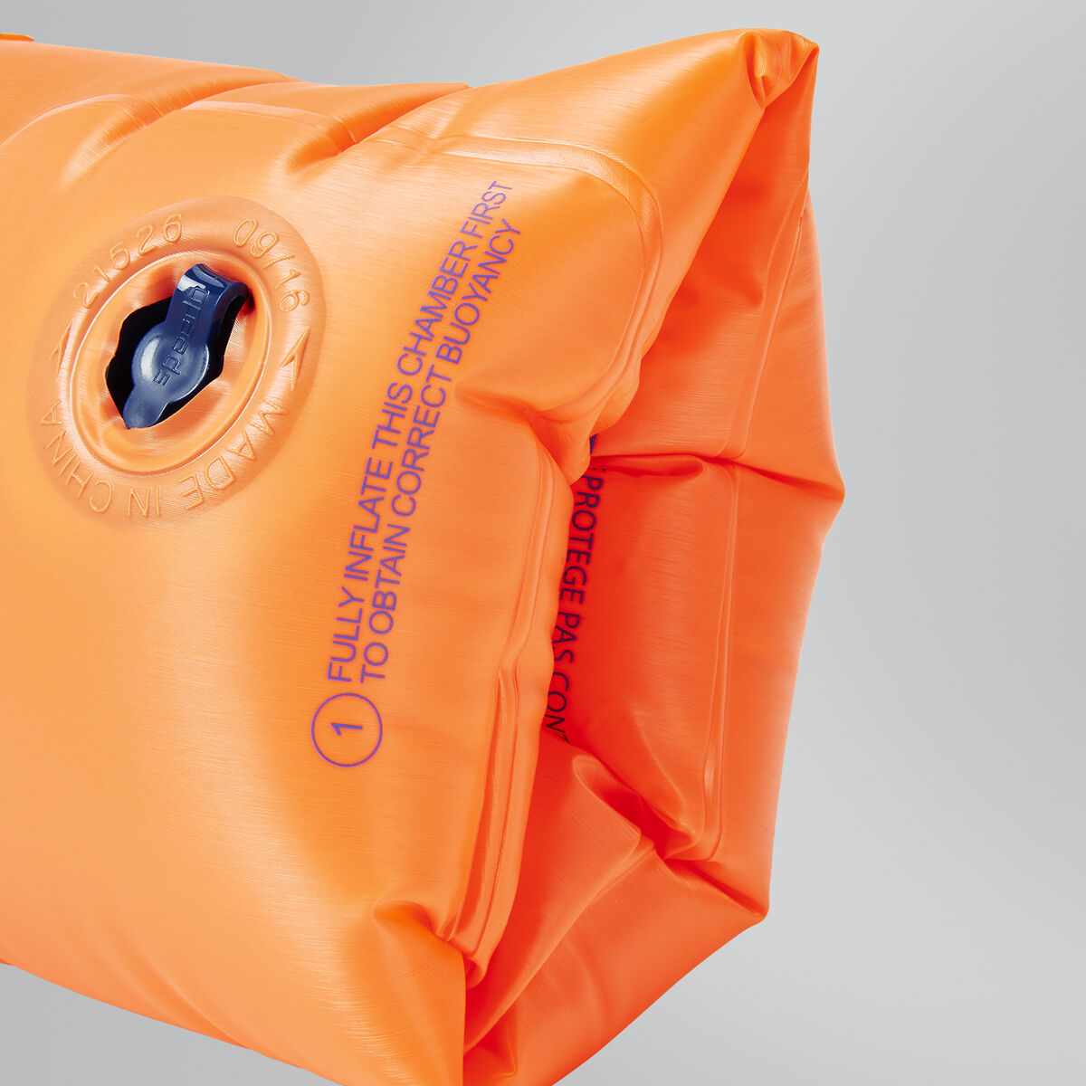 Childrens/kids Rollup Swimming Armbands | One Size | Orange
