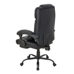 Ergonomic Black Pu Office Chair – High Back, Recline 135°, Built-in Footrest, Adjustable Height, 360° Swivel