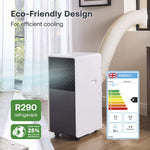 EcoIQ Portable Air Conditioning Unit, 12000 Btu
