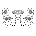 3-pieces Mosaic Bistro Set