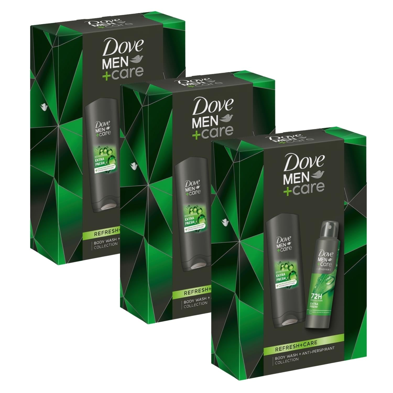Refresh And Care Duo Gift Set For Him, Body Wash And Deodorant | Set of 3