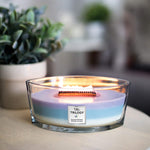 Ellipse Calming Retreat Scented Candle Trilogy With Crackling Wick