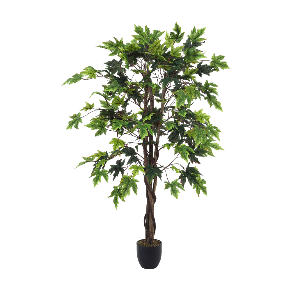 140cm Artificial Maple Tree Decorative Plant In Planter