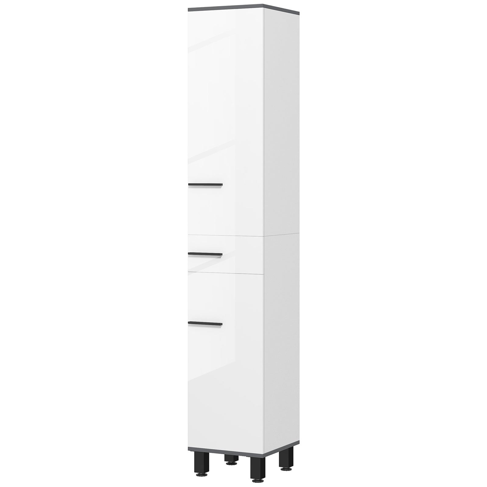 Bathroom Cabinet With Adjustable Shelves, Double Doors