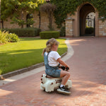 Kids Ride On Car, Dinosaur Shape Toddler Walker | Cream