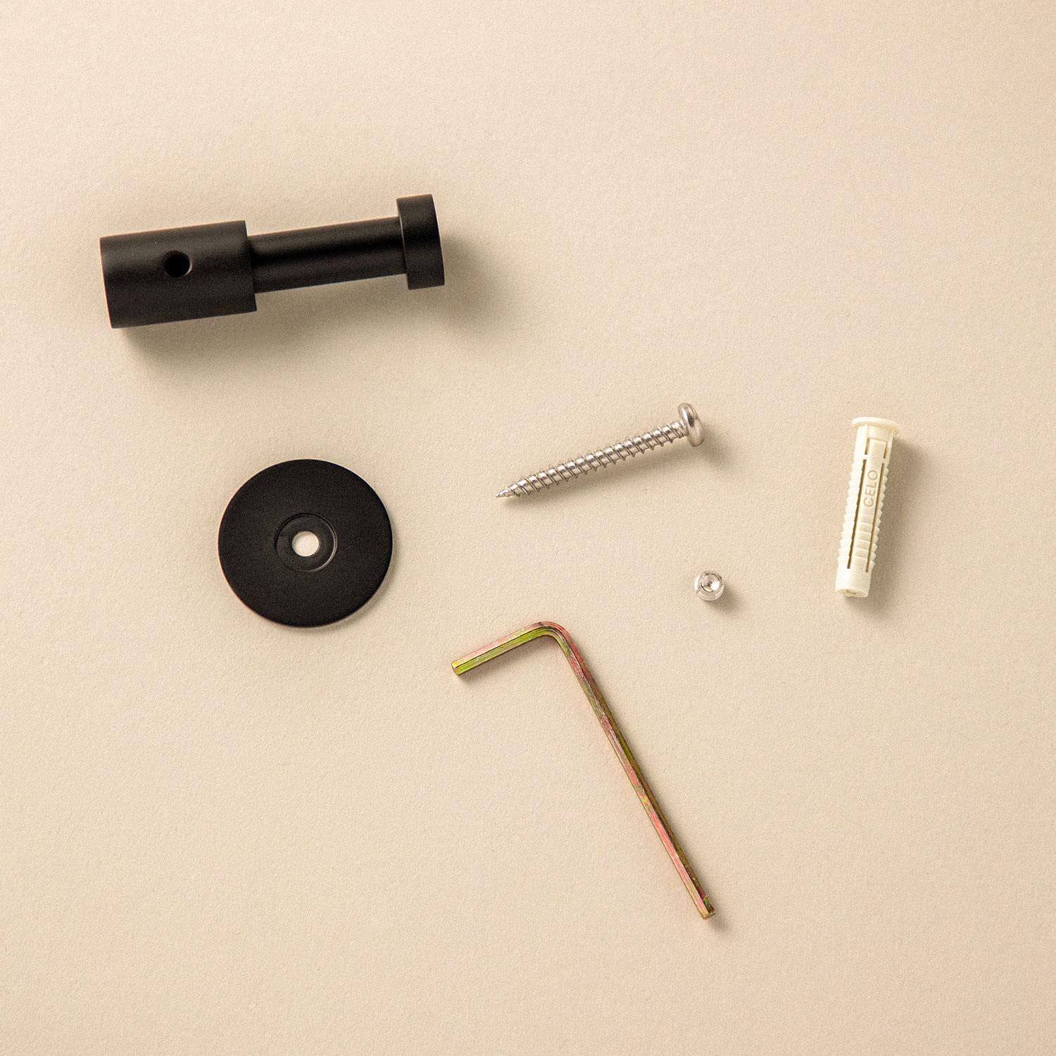 Towel Hook, Robe Hook, Coat Hook, Mustard 5,5 Cm, Logic Collection