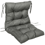 Garden Back Chair Cushion Patio Seat Cushion Pad Outdoor | Light Slate Gray