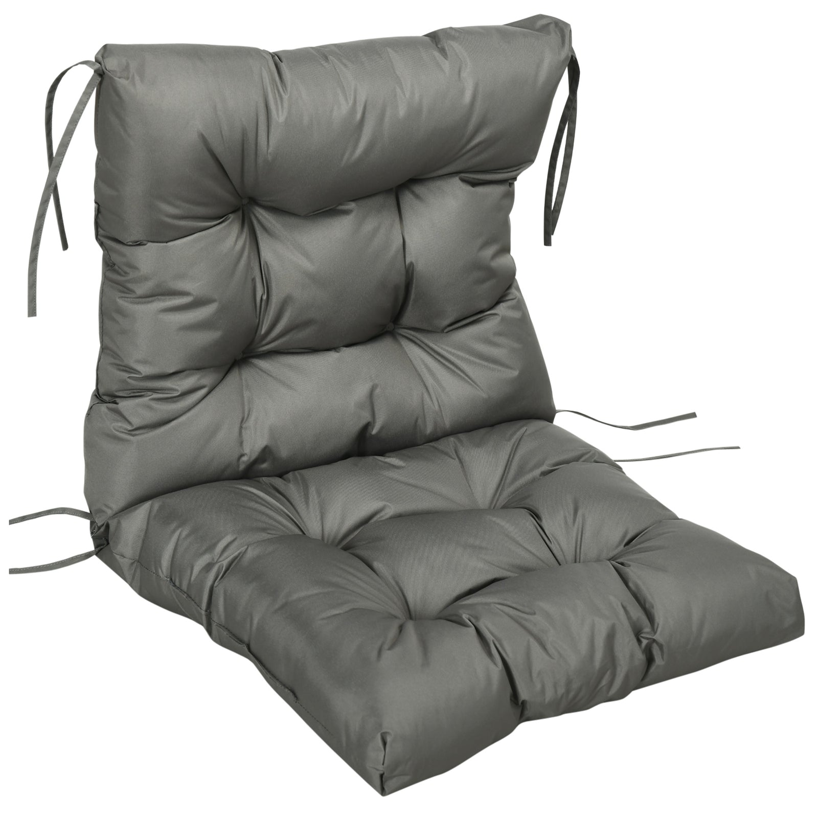 Garden Back Chair Cushion Patio Seat Cushion Pad Outdoor | Light Slate Gray