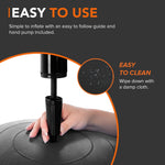 Structure Fitness Anti Burst Yoga Exercise Gym Ball With Hand Pump