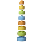 Stacker Toy, 8 Play Pieces, Made From 100% Recycled Plastic