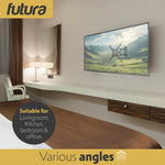 Universal Tv Wall Bracket Mount For 13-43 Inch Tvs, Tilt, Swivel & 90 Rotation, Vesa 75x75mm To 200x200mm, 20kg Max Load