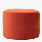 Milano Velvet Bean Bag Pouffe | Orange