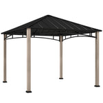 3x3m Hardtop Gazebo With Galvanised Metal Roof
