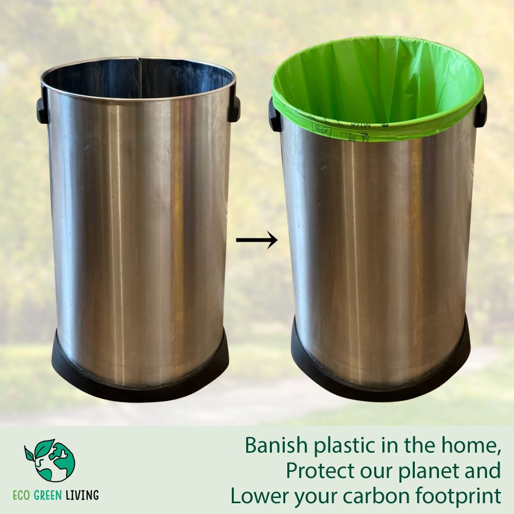 60l Compostable Waste Bags | Set of 1 | Green