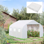 4.5x3x2m Greenhouse Replacement Cover - White