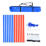 Pet Agility Set Training Dogs Outdoor Outward Play Adjustable Pole